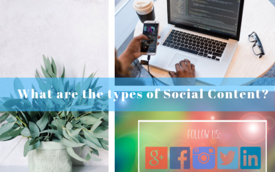 What are the types of Social Content?